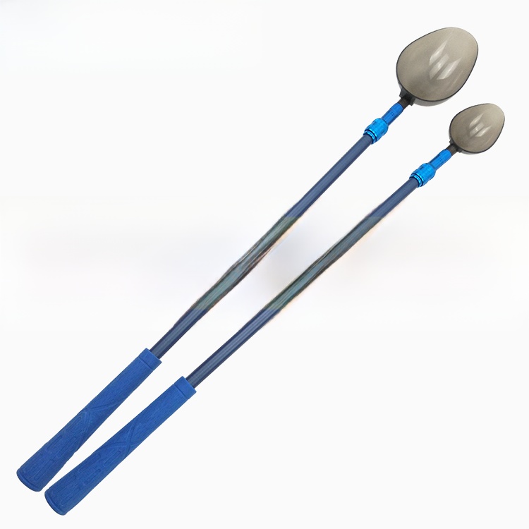 Fishing Rod Travel - 釣り餌スプーンカーボンロッド拡張可能なヘッドロングキャスティング多機能釣りスプーン耐久性のあるアウトドアキャンプ旅行用品