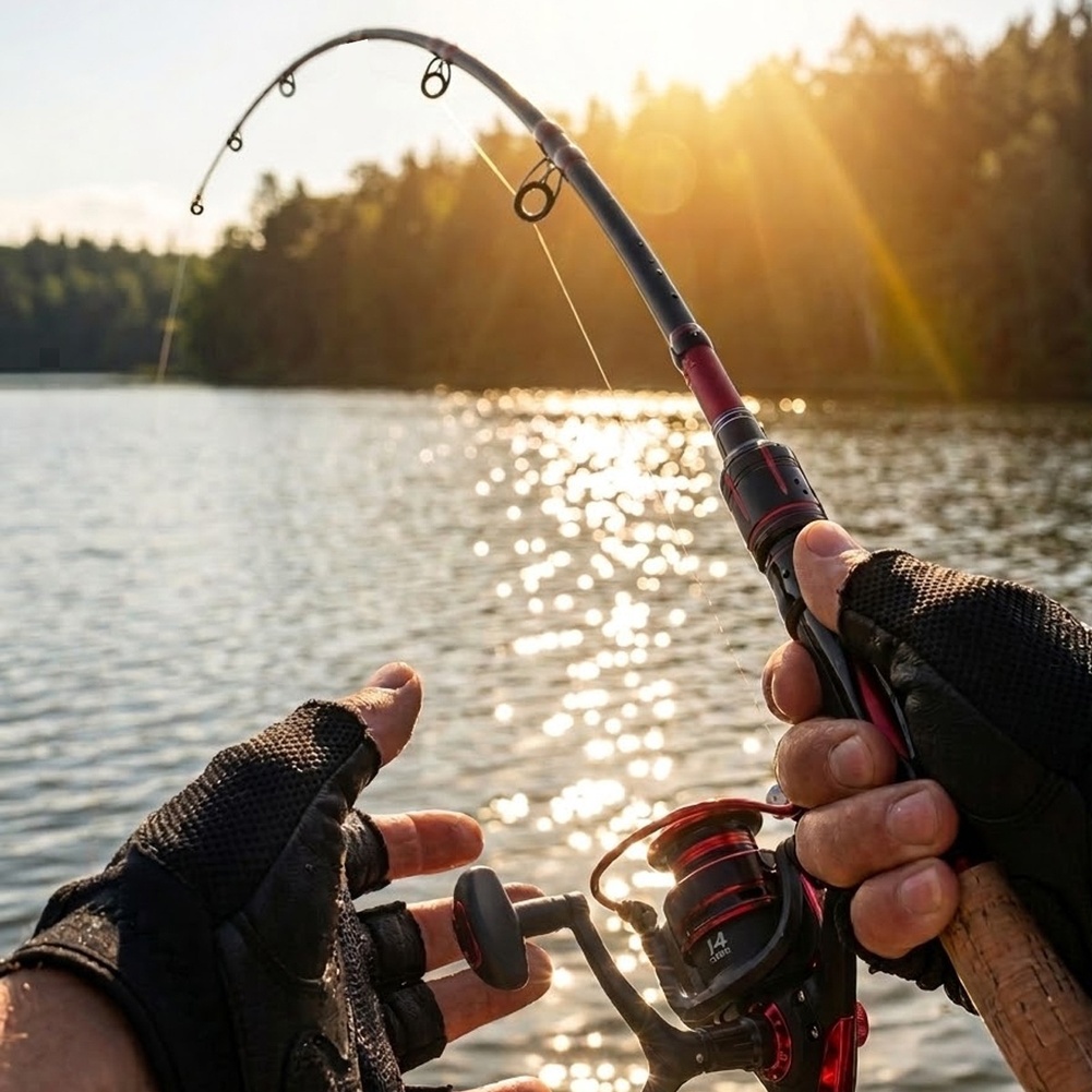 Fishing Rod Carbon Fiber - 超軽量カーボンファイバー製釣り竿1.8mとリール、タックルボックス、37個のルアー、フルアクセサリーパッケージ付きコンボセット