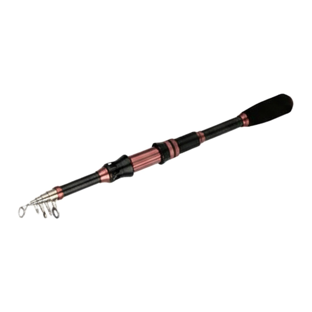 Fishing Rod Carbon Fiber - 1ピースカーボンファイバーシュリンクフィッシングロッド、ステンレススチールガイドリングとEVAハンドル付き、ブラックピンク、小型シーポール、1.8m～3.0m