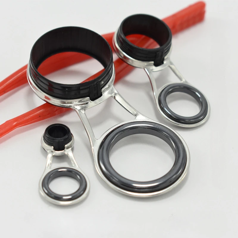 Fishing Rod Building Kit - ステンレス鋼の釣り竿ガイドリング,セラミックリング,アイ,日曜大工のアクセサリー