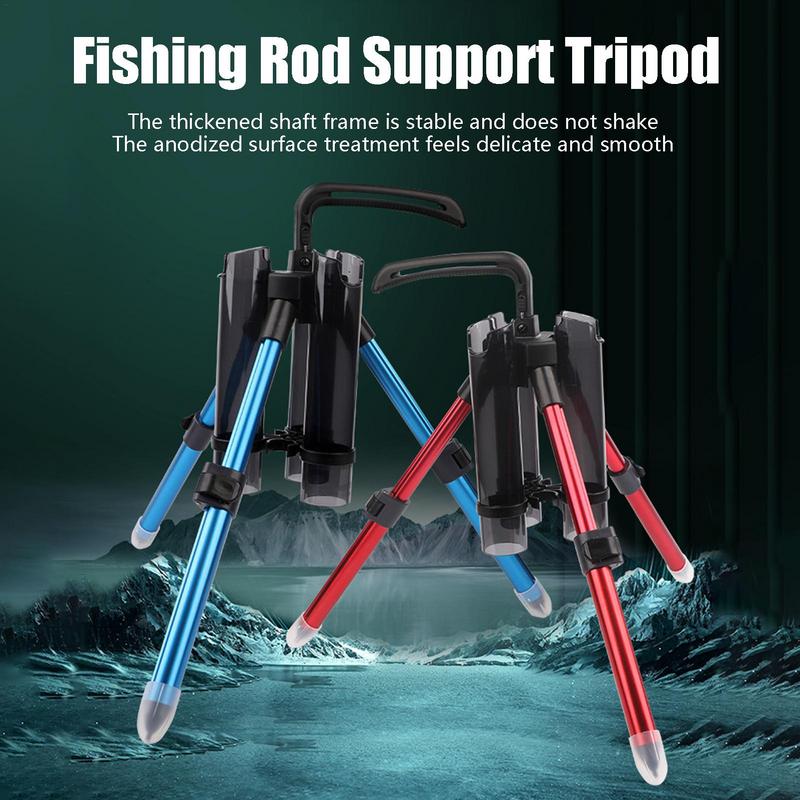 アルミ合金三脚釣り竿ホルダーポータブル Luya 釣り竿サポ - Fishing Rod Travel のレビューと価格