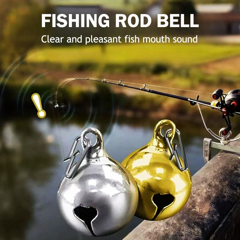 10個入り、金属製のクリップ式釣り用ベルアラーム。二重アラー - Fishing Rod Ice のレビューと価格