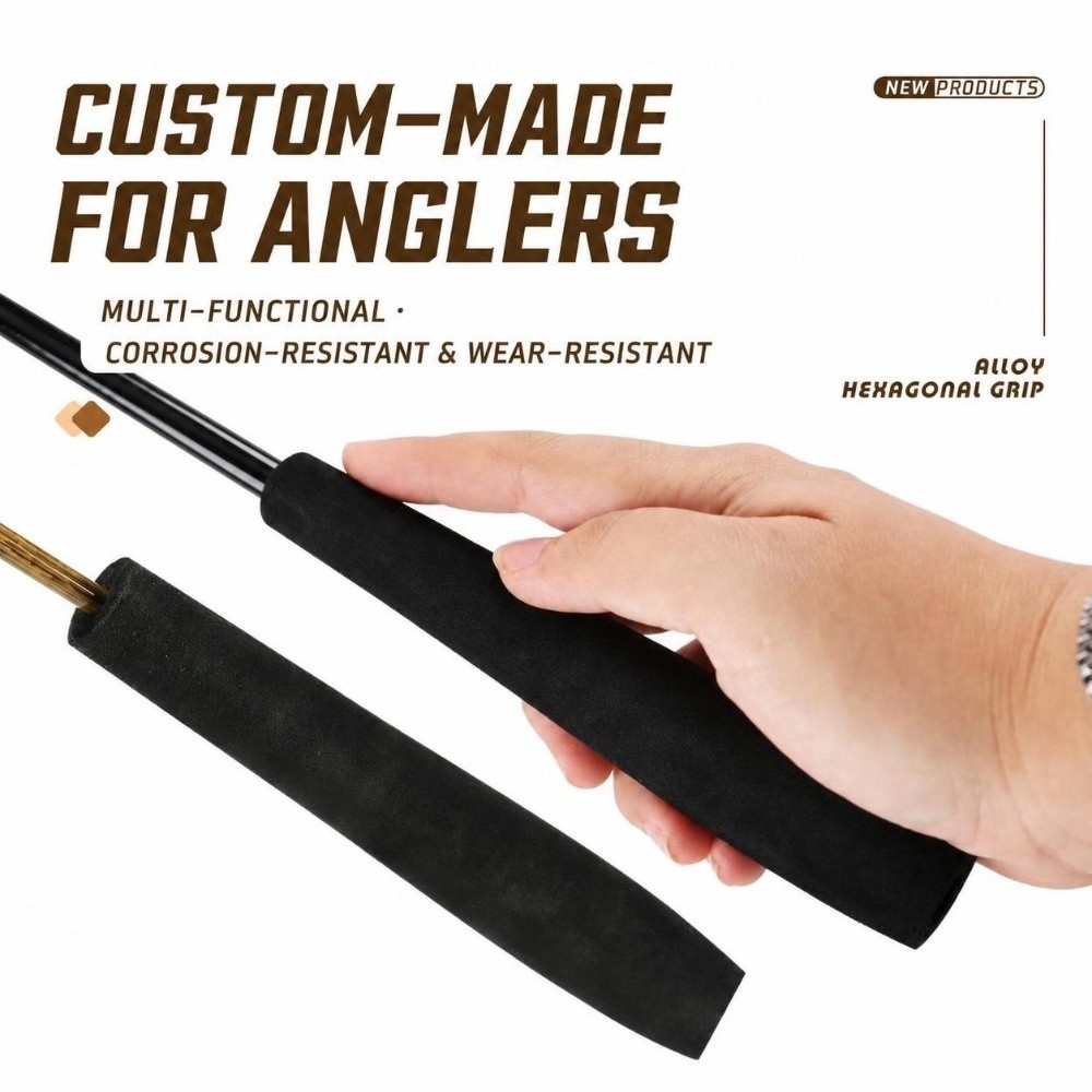 携帯用EVA製釣り竿グリップ。スリムな形状で、片手で握れる。 - Fishing Rod Building Kit のレビューと価格