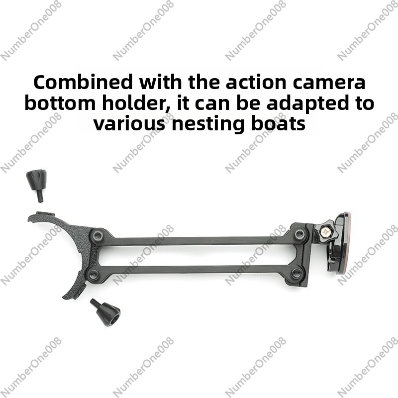 カヤックボート用ソナー深度探知機マウント、3軸デュアルロッド - Fishing Rod Boat のレビューと価格