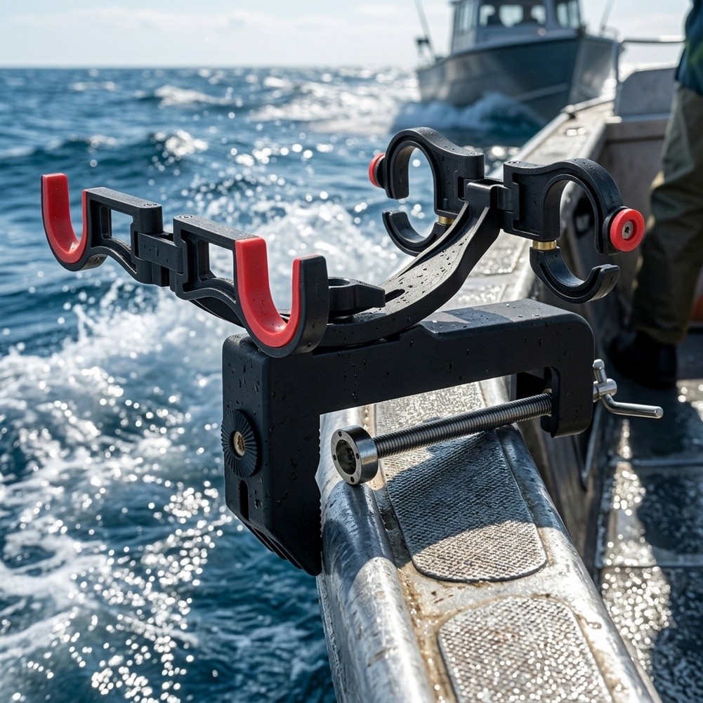 頑丈なダブルヘッドボート用釣り竿ホルダー – 防錆性と安定性 - Fishing Rod Boat のレビューと価格