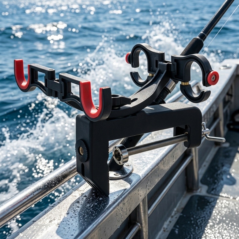 頑丈なダブルヘッドボート用釣り竿ホルダー – 防錆性と安定性 - Fishing Rod Boat のレビューと価格