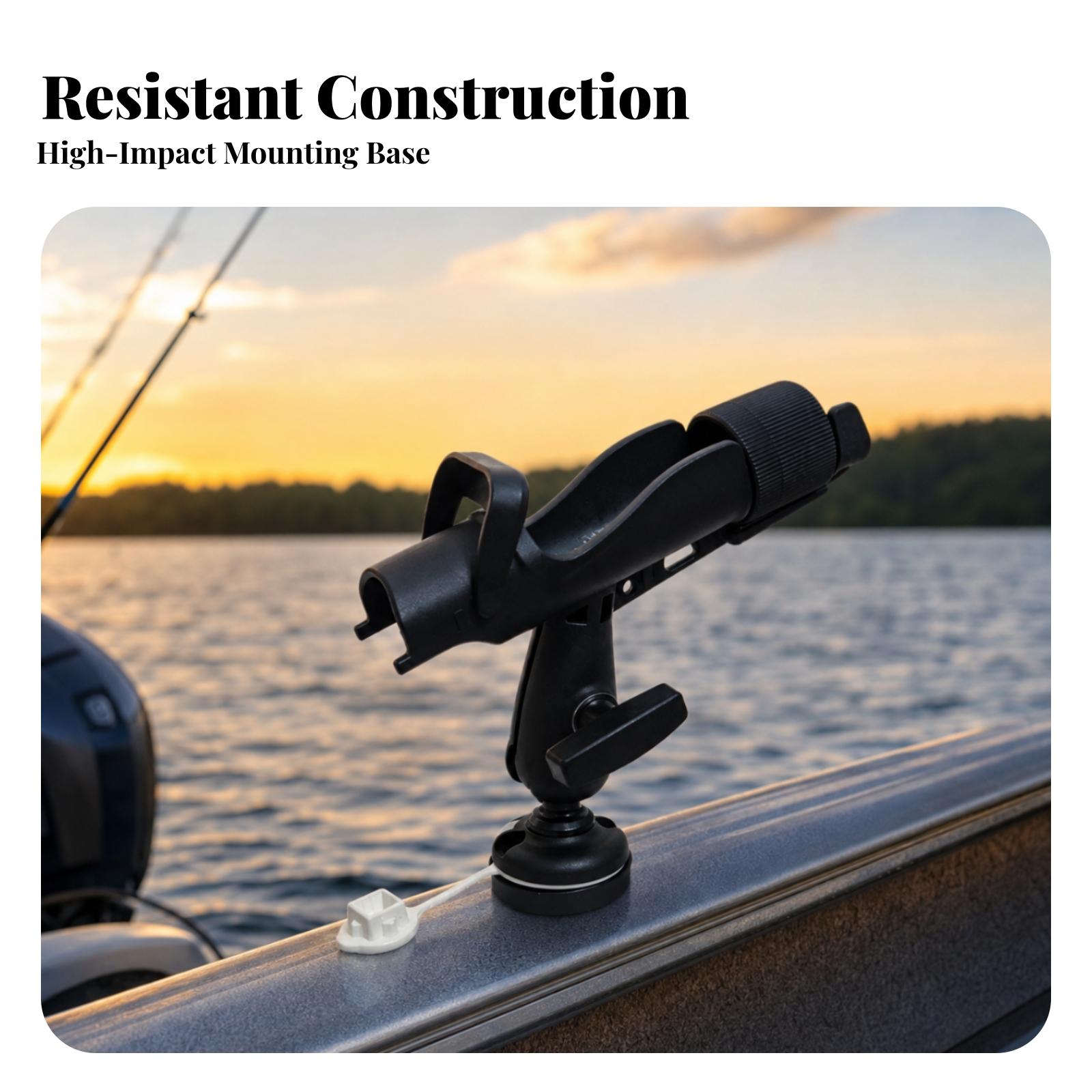 吸盤付き釣り竿ホルダー、ハンズフリー釣り竿ホルダー、釣り人、 - Fishing Rod Boat のレビューと価格