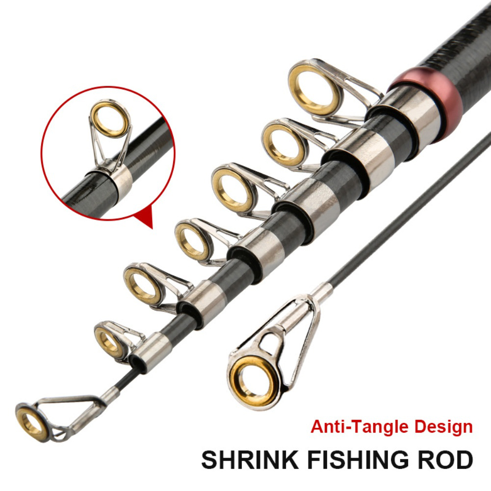 1ピースカーボンファイバーシュリンクフィッシングロッド、ステ - Fishing Rod Carbon Fiber のレビューと価格