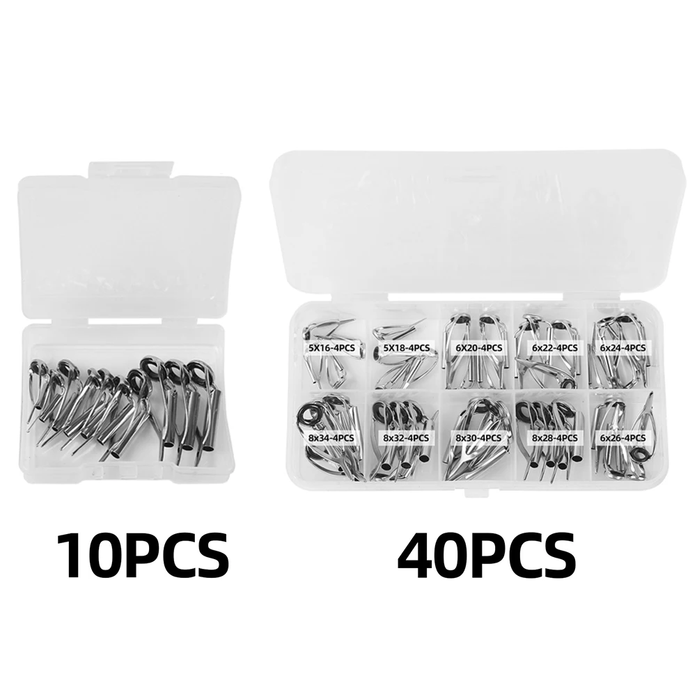 10/40個入り 釣り竿先端修理キット ロッドトップチップ交 - Fishing Rod Guide Replacement のレビューと価格
